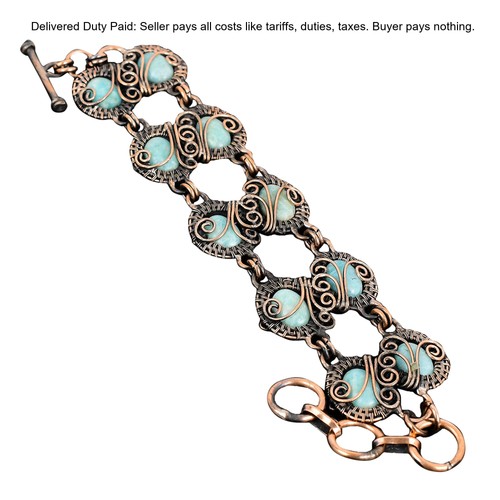 Bracciale ovale amazzonite - ovale,