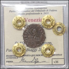 Venezia Doge Michele Steno Tornesello Monete medievali italiane Repubblica