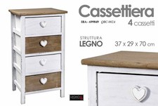 Cassettiera legno country - legno,