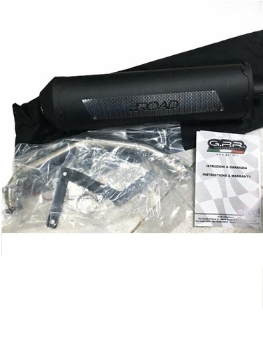 Marmitta scarico gpr completo - scarico,
