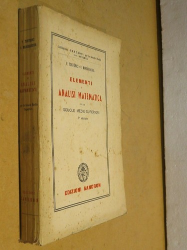 Elementi analisi matematica - elementi,