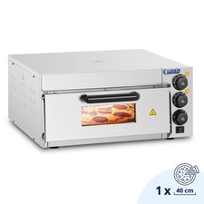 Forno Per Pizza Elettrico Fino A 350°C  Con Piastra In Pietra E Timer - Da 2000W