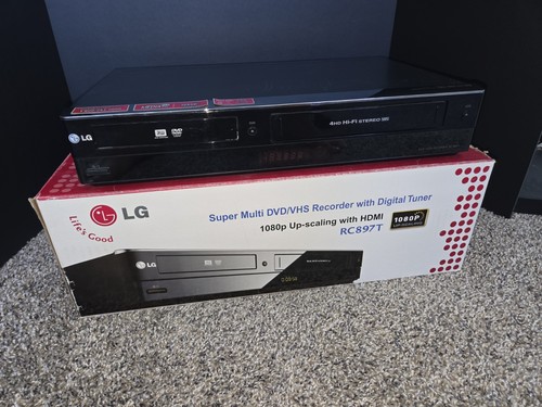 Rc897t vhs vcr dvd - lg,