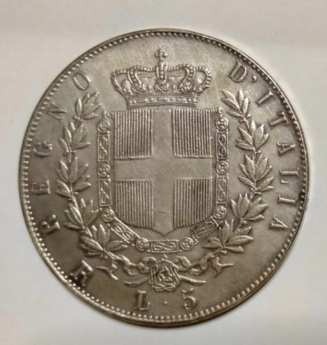 Lire 1870 roma vittorio - lire, r
