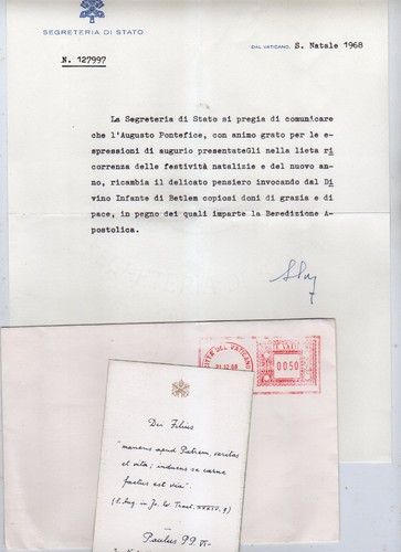 Papa paolo lettera di - papa, vi-lettera