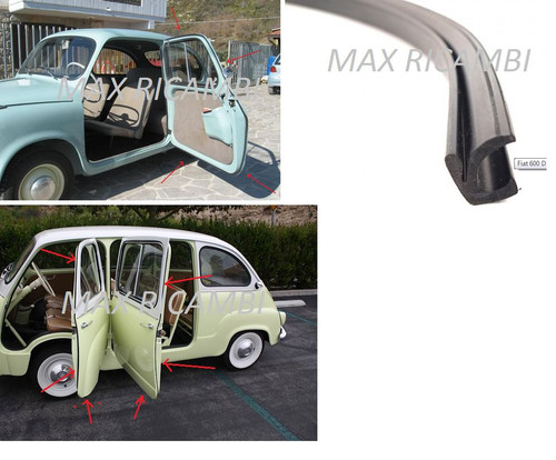 Guarnizione porta rubber - (,