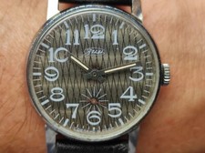 Orologio da polso sovietico vintage Pobeda Zim meccanico uomo URSS