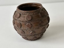 Piccolo vaso in ceramica vintage Greco Grecia fatto a mano anni 50