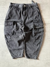 Pantaloni Cargo Uomo Zara Neri