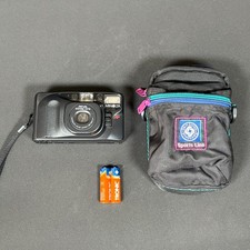 MACCHINA FOTOGRAFICA MINOLTA RIVA AF5 35-60MM + BATTERIE CUSTODIA TESTED