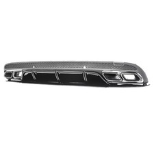 Adatto per Mercedes W205 S205 con diffusore posteriore AMG-Line nero edizione 1 terminale di scarico