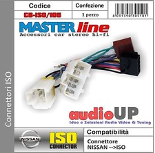 CONNETTORE ISO RADIO ORIGINALE NISSAN TUTTI I MODELLI FINO AL 1999 (NO PATHFIND)