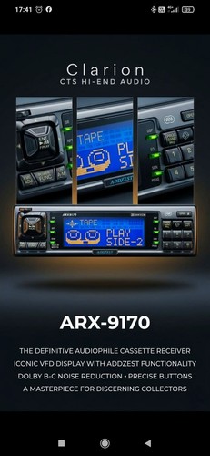 Clarion arx9170r autoradio - clarion, a