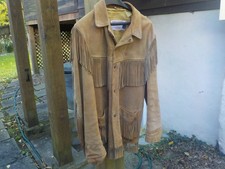 Giacca Schott Western marrone