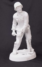 Statua porcellana soldato