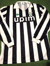 Juventus 1990-1991 Maglia Calcio Football Shirt Vintage 90 Kappa upim Jersey XL
