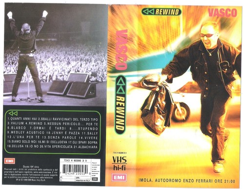 Vasco rossi vhs fi - rossi=vhs, hi-fi