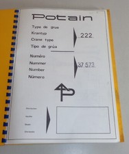 Manuale Di Istruzioni Potain