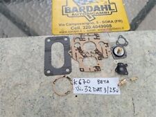Lancia Beta - kit guarnizioni carburatore  Weber 32 DAT  33/250- k670