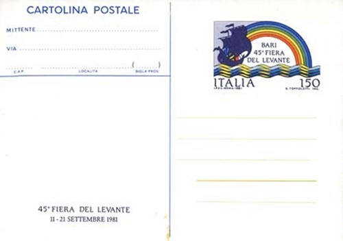Italia 1981 cartolina postale - italia,