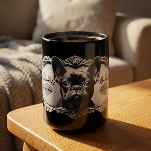 Tazza nera positivamente - tazza,