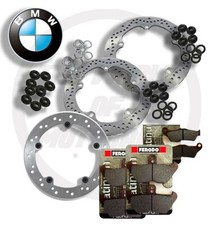 DISCHI FRENO PASTIGLIE BMW R1100 GS 2001 DISCHI ANT POST NG 9621044 962236 N3 GS