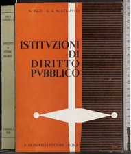 ISTITUZIONI DI DIRITTO PUBBLICO. RIZZI, SCATTARELLI. SIGNORELLI.
