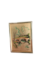  Quadretti In Oro vintage N.4  con serigrafia  certificati. 3 misure diverse