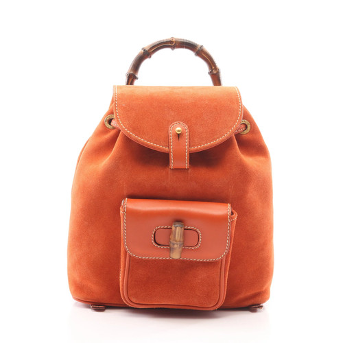 Gucci zaino bambù - gucci, pelle
