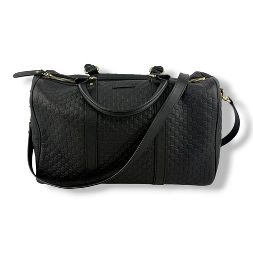 Gucci guccissima borsone - borsone, nero