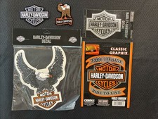 Harley Davidson Stickers Decals Patch Lot Of 5