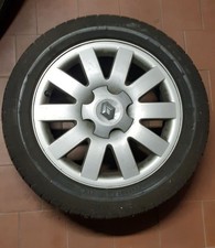set 4 cerchione lega Renault LAGUNA II 8200051211A 61/2JX16 5CH50 cerchio lega