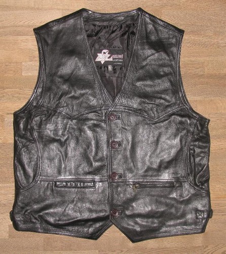 Suri gilet uomo pelle nappa - gilet,