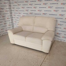 Divano Vintage Just Nicoletti 2 Posti Pelle Bianca Italia Originale