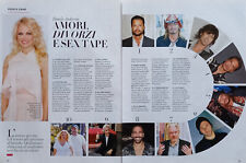 Italian Clipping Ritaglio 2022 PAMELA ANDERSON amori divorzi sex tape 2 PAGINE.