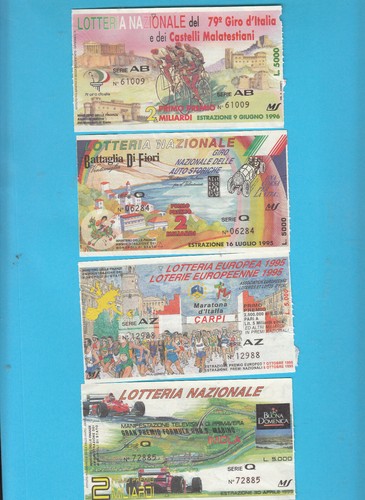 Biglietti lotterie lotto - biglietti,