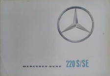 Mercedes Benz 220 S/SE depliant brochure originale