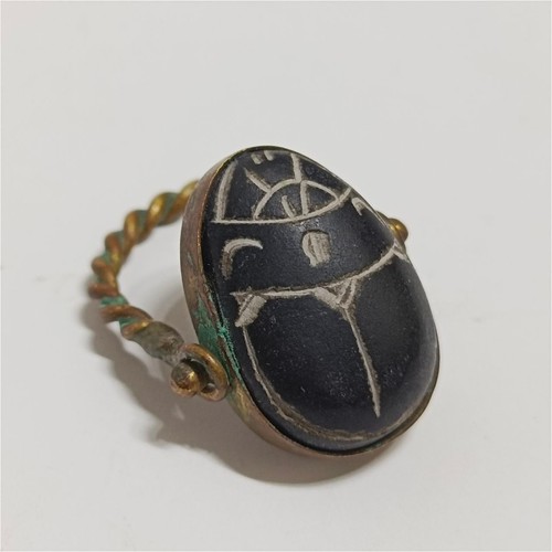 Anello scarabeo antico - anello,