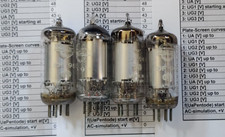 4 x Mullard DF96 Pentodo