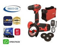 SET SALDATRICE INVERTER 400A MMA IGBT + MINI AVVITATORE + MINI SMERIGLIATRICE 3I