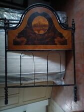 Letto matrimoniale, piazza,1,5 antico in ferro battuto