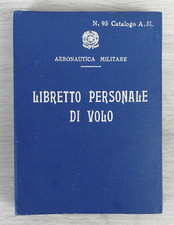 LIBRETTO PERSONALE DI VOLO - AERONAUTICA MILITARE  - NUOVO MAI USATO - 15X10CM
