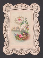 Sacro Cuore di Maria – Cromolitografia su Canivet fine '800 - Santino I078