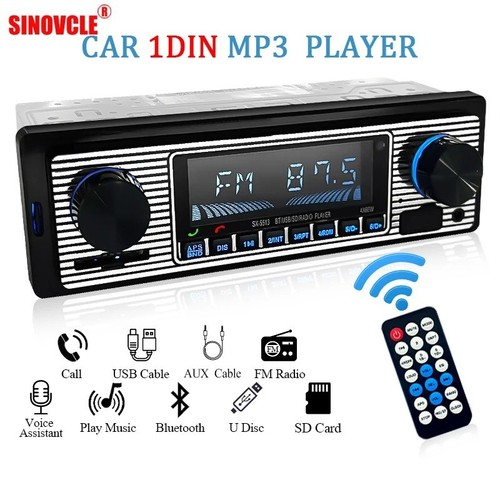 Bluetooth vintage autoradio - autoradio, fm