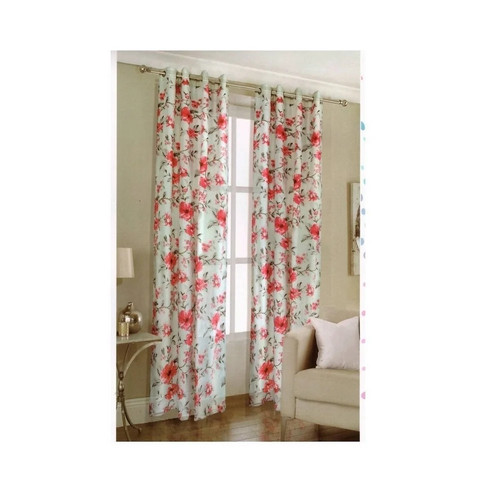 Tenda fiori rosso floreale - a,