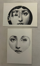 2 PIERO FORNASETTI  POSTCARDS