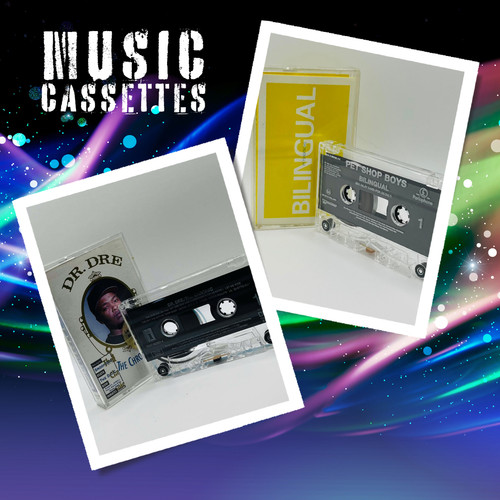 Retro audio cassettes music - retro,