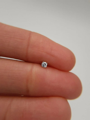 Perno per piercing naso - , tragus