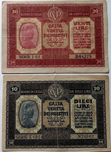 Banconota cassa veneta - banconota,