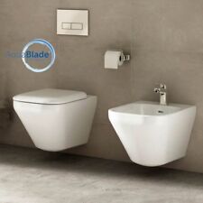 Sanitari sospesi Ideal Standard Tonic II vaso AquaBlade bidet e coprivaso slim